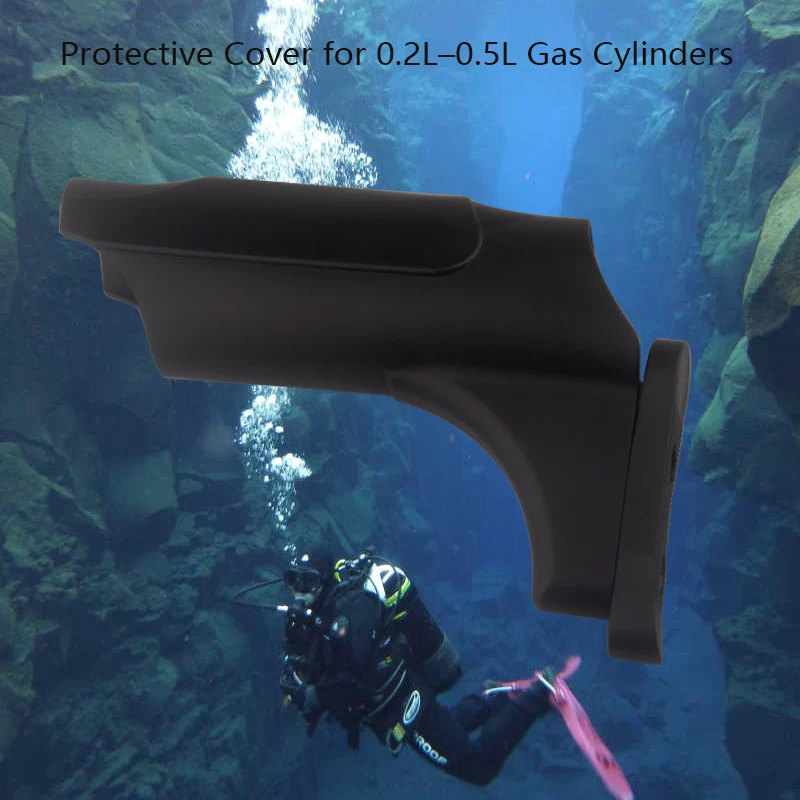 

Защитная подставка для газовых баллонов для дайвинга диаметром 60 мм или 61 мм с резиновой амортизирующей накладкой для баллонов объемом 0,2-0,5 л