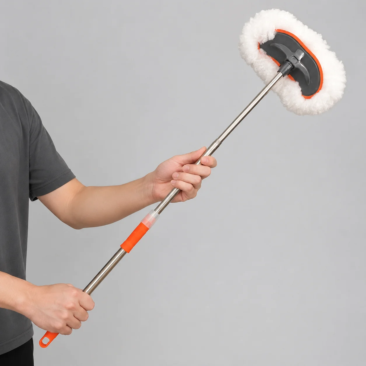Specialized Car Wash Mop, Soft Bristle Brush, Long-handled Telescopic Car Cleaning Tool Set, Dust Removal Supplies Professional
