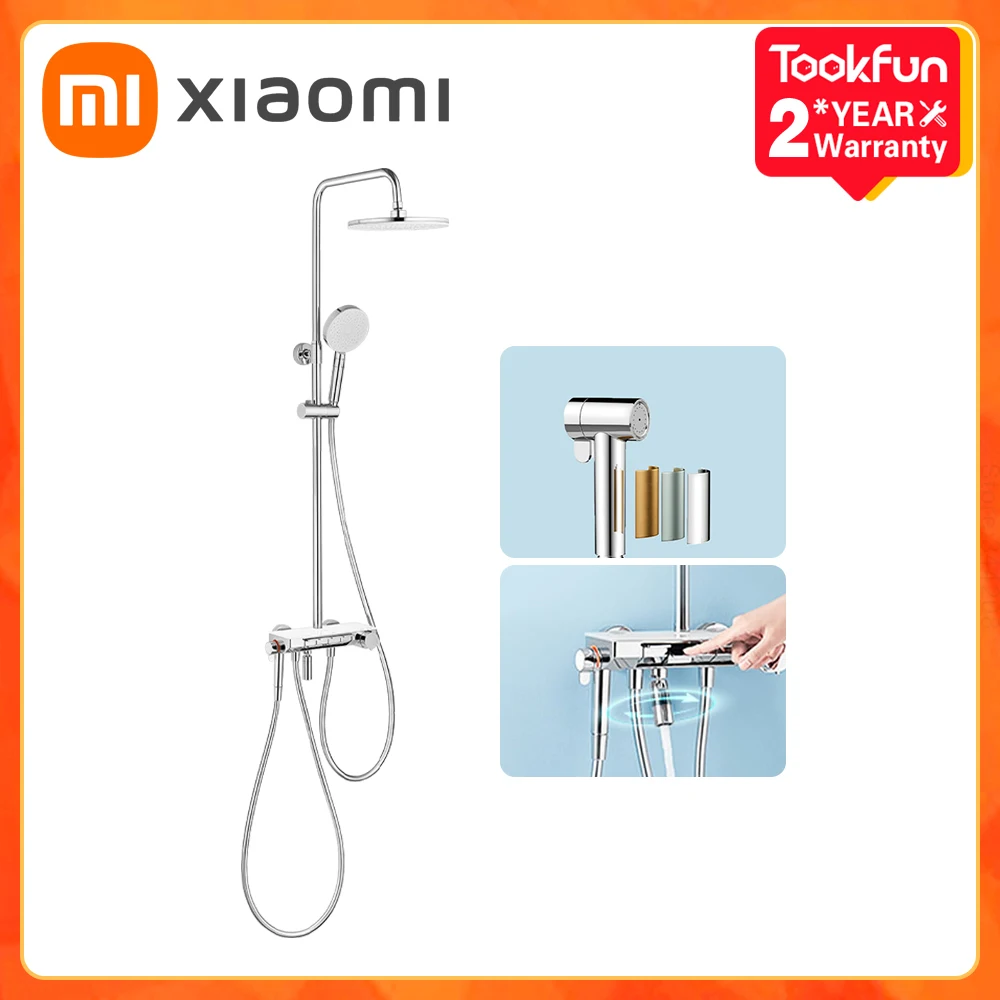 Xiaomi Mijia Temperature Controlled Shower S1 Supercharged Shower Set Stepless Temperature Adjustment 4 Water Output Modes