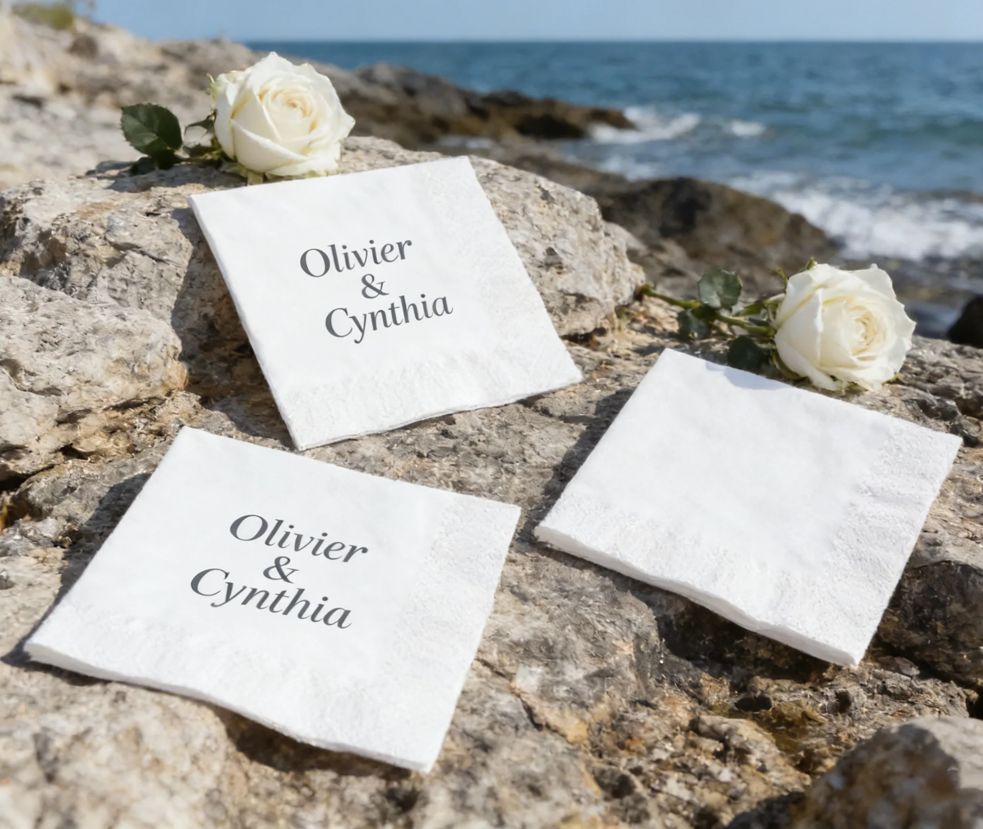 

50 шт. персонализированных полноцветных коктейльных салфеток, одноразовые салфетки с индивидуальным красочным монограммным дизайном для декора столов на мероприятиях и вечеринках