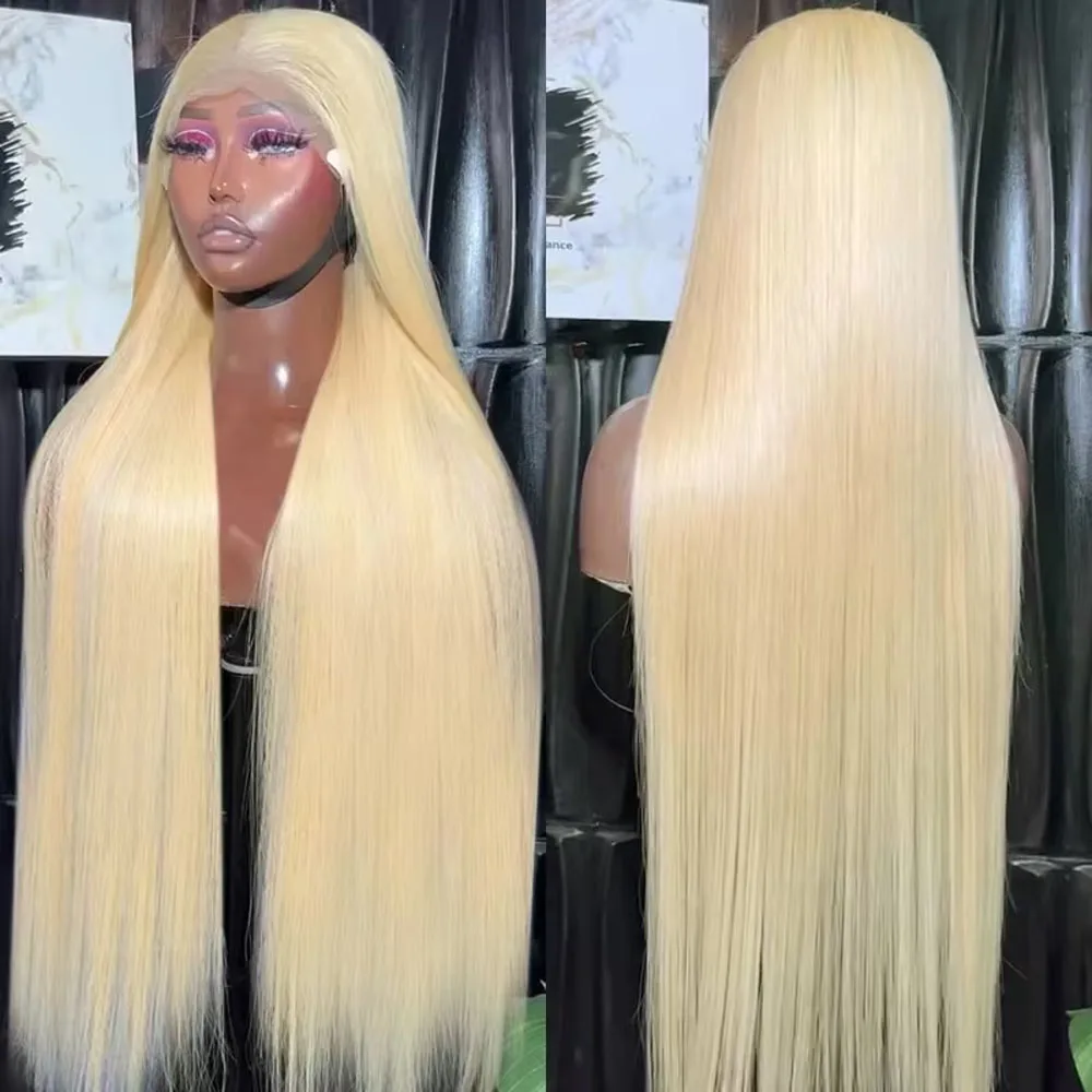 

613 Парик фронта шнурка Прямой парик Человеческие волосы Плотность 200 Блондинка Кружева 13×4 13×6 Передние парики Человеческие волосы Предварительно выщипанные HD Парик фронтальной части шнурка