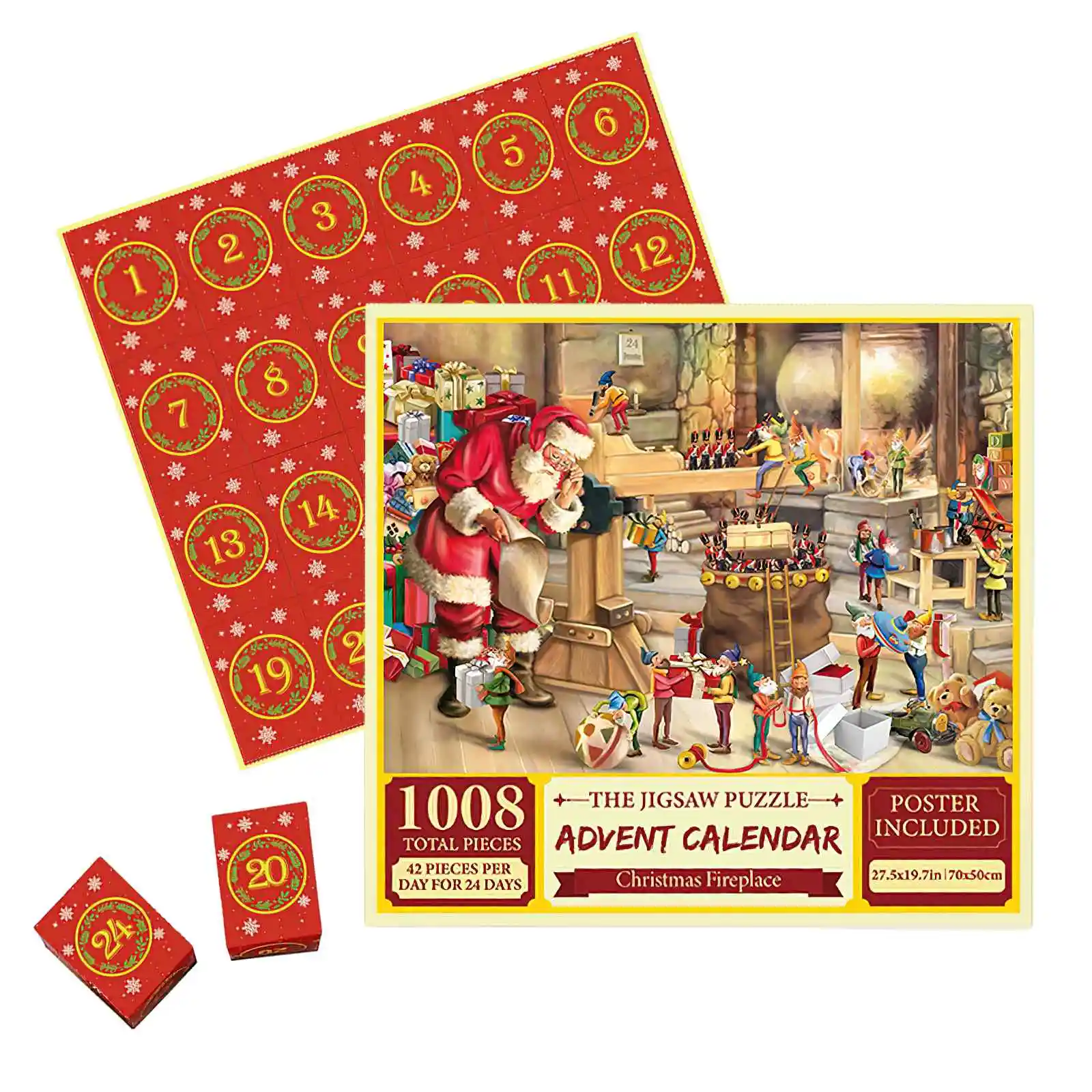 Christmas Arrival Calendar Calendar, discount Calendar, 24 Days, Surprise Gifts, PCs