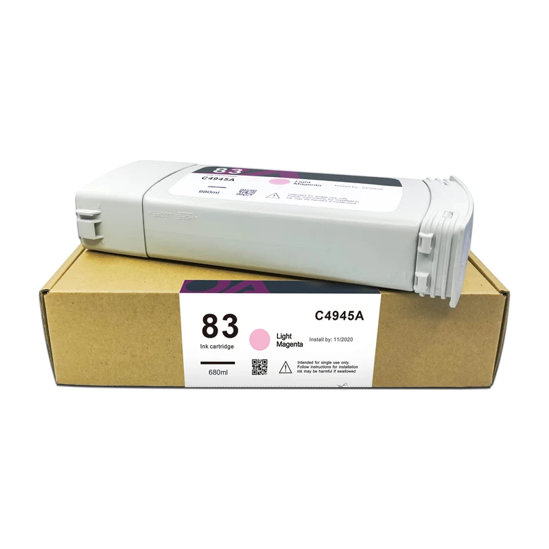 [1x HP83 Inkjet] Original Remanufactured Ink Cartridge C4940A C4945A Available For HP Designjet 5000UV 5000PS UV 5500 5000A