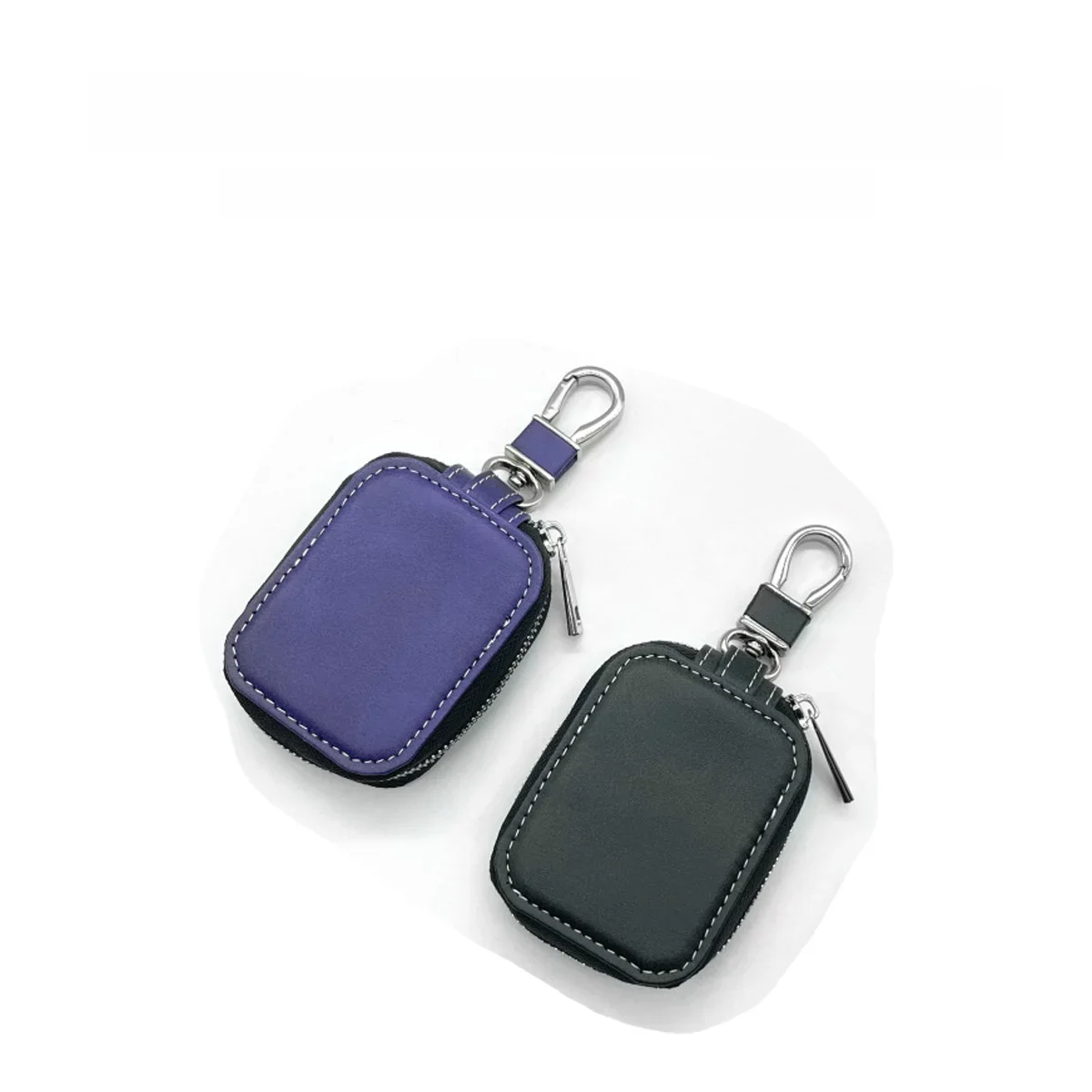 Étui universel de luxe en cuir PU pour écouteurs sans fil, résistant aux chocs, fermeture éclair, adapté aux écouteurs Airpods, gaine de Protection classique