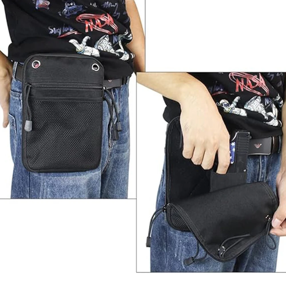 Borsa tattica per pistola nascosta Molle Custodia per fondina EDC Custodia per cintura universale per pistola Accessori per cintura da caccia