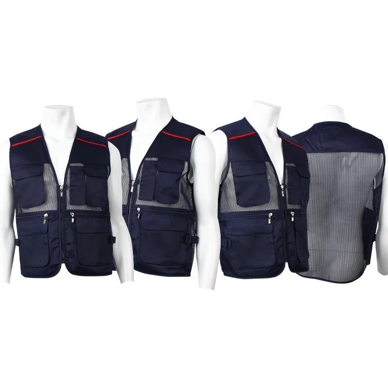 صدرية شبكية للرجال من Themworld-TC ، سترة عمل بجيب متعددة الأغراض ، الصيف ، 95-من