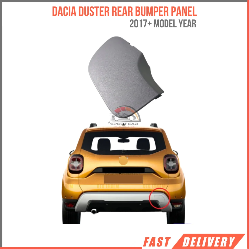 Rear bumper cover for Renault Duster 2 II 2017-2024 black - Gray Oem 511656583R -511656133R high quality spare part