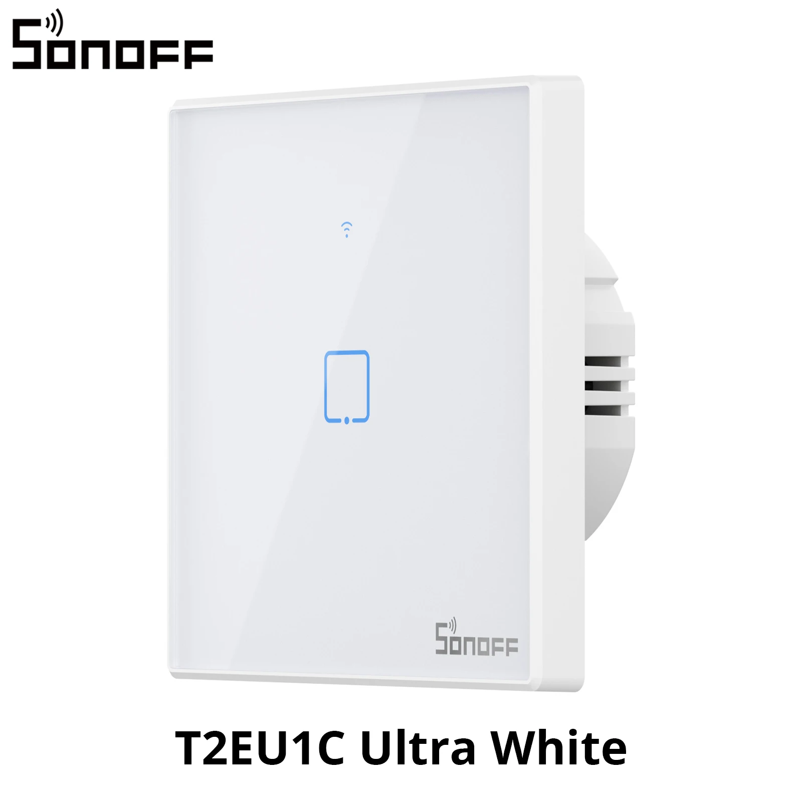 SONOFF T2/T3EU 433 MHz RF Wi-Fi aanraakwandenschakelaar, slimme scènebediening via de eWeLink afstandsbediening, spraakbesturing met Alexa en Google Home