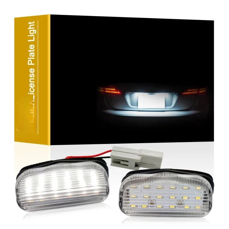 12V oświetlenie LED tablicy rejestracyjnej dla Honda XR-V XRV 2015 2016 2017 2018 2019 2020 biały oświetlenie tablicy rejestracyjnej montaż — zdjęcie 2