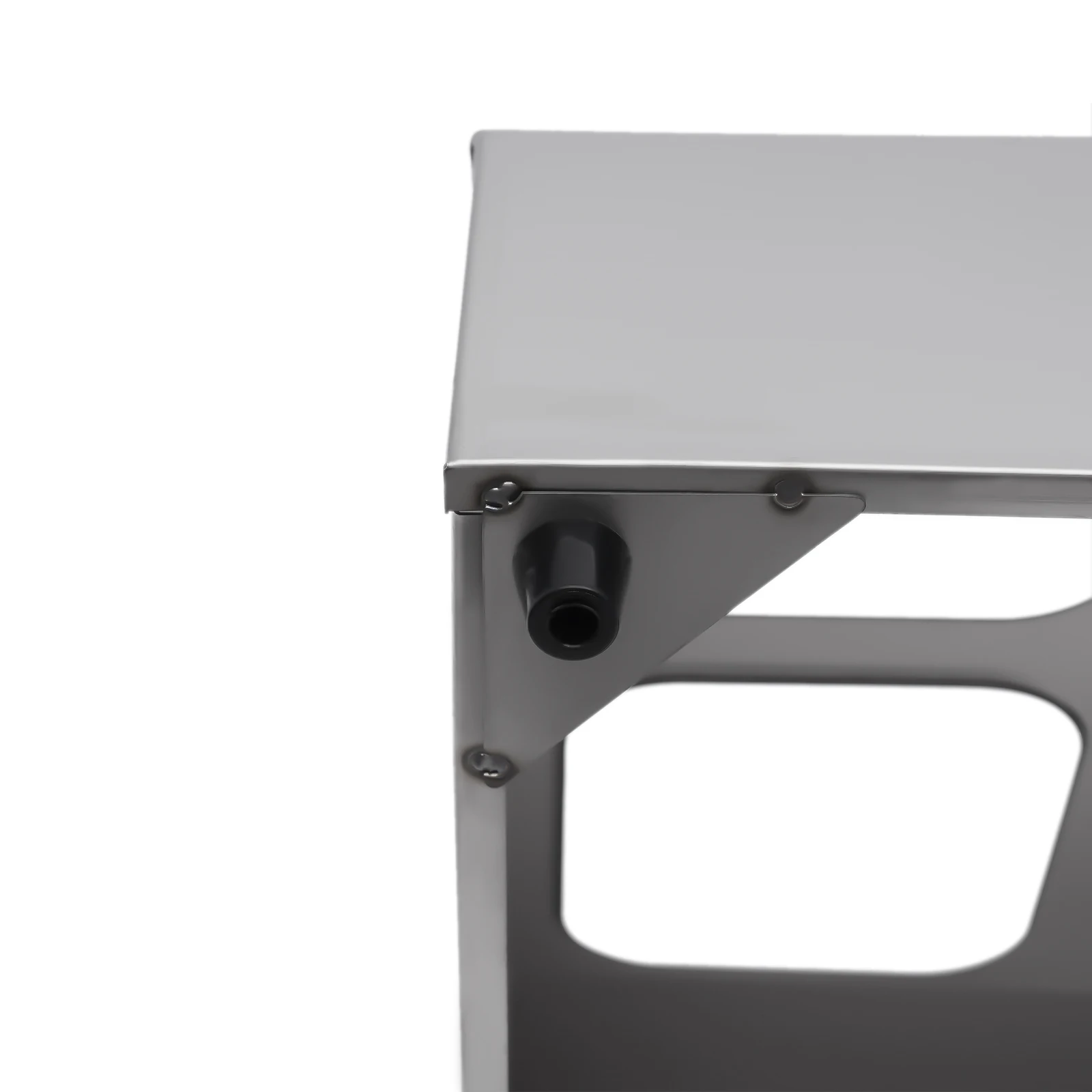 Spice Rack Shelf, Two Rows, Stainless Steel Organizer Stand with Six 1/6 Pans and Six Ladles, Countertop Inclined Holder