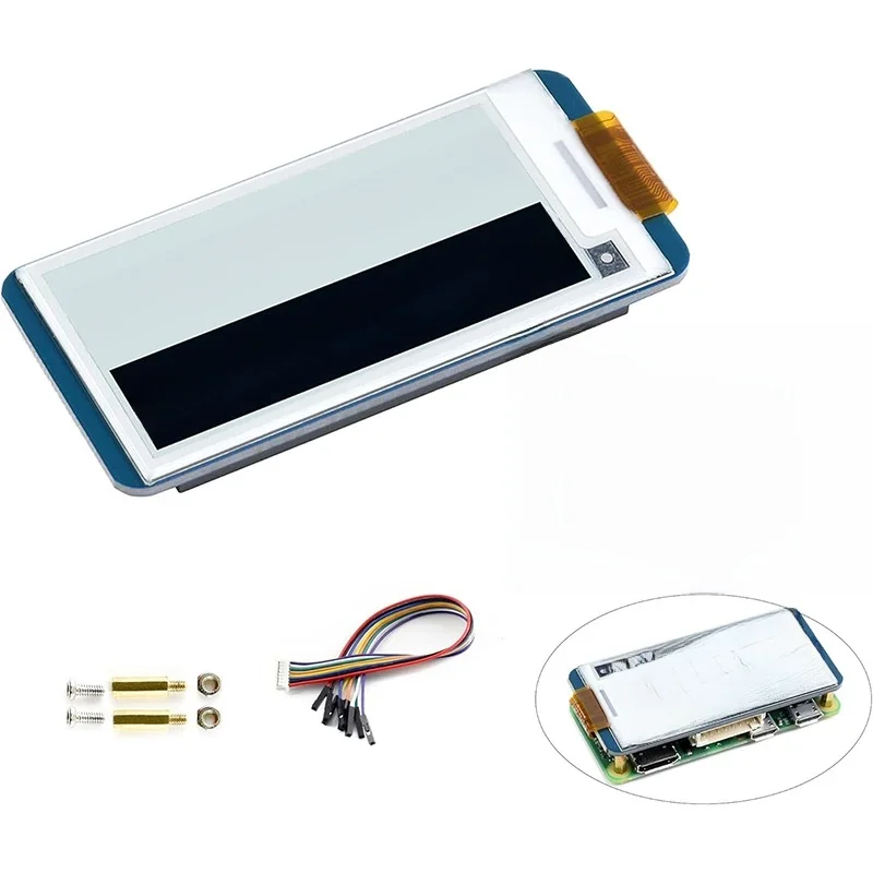 2,13-calowy wyświetlacz E-Ink HAT V4 250x122 Interfejs SPI Moduł E-Paper dla Raspberry Pi 5/4B/3B+/3B/2B/A+/Zero 2 W/Jetson Nano — zdjęcie produktu 7