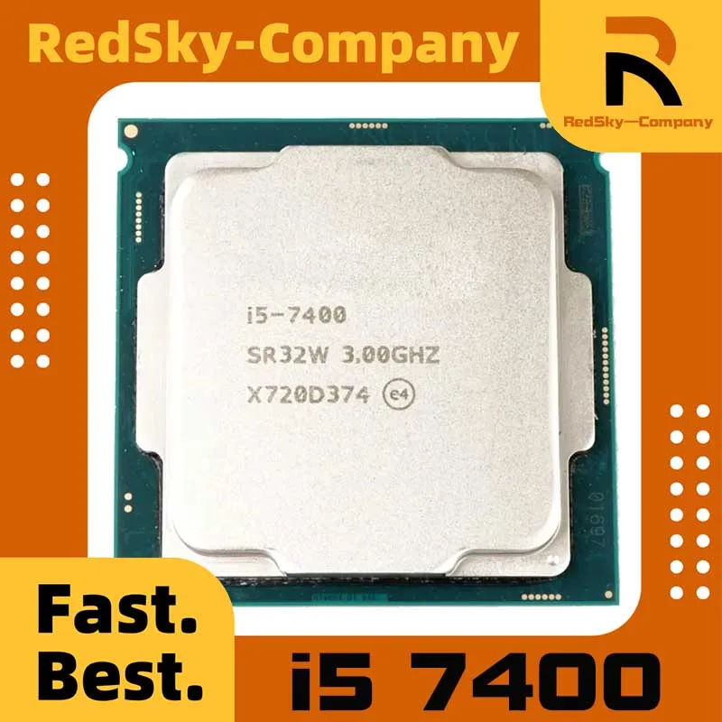 معالج وحدة المعالجة المركزية Core i5 7400 3.0 جيجا هرتز رباعي النواة LGA 1151