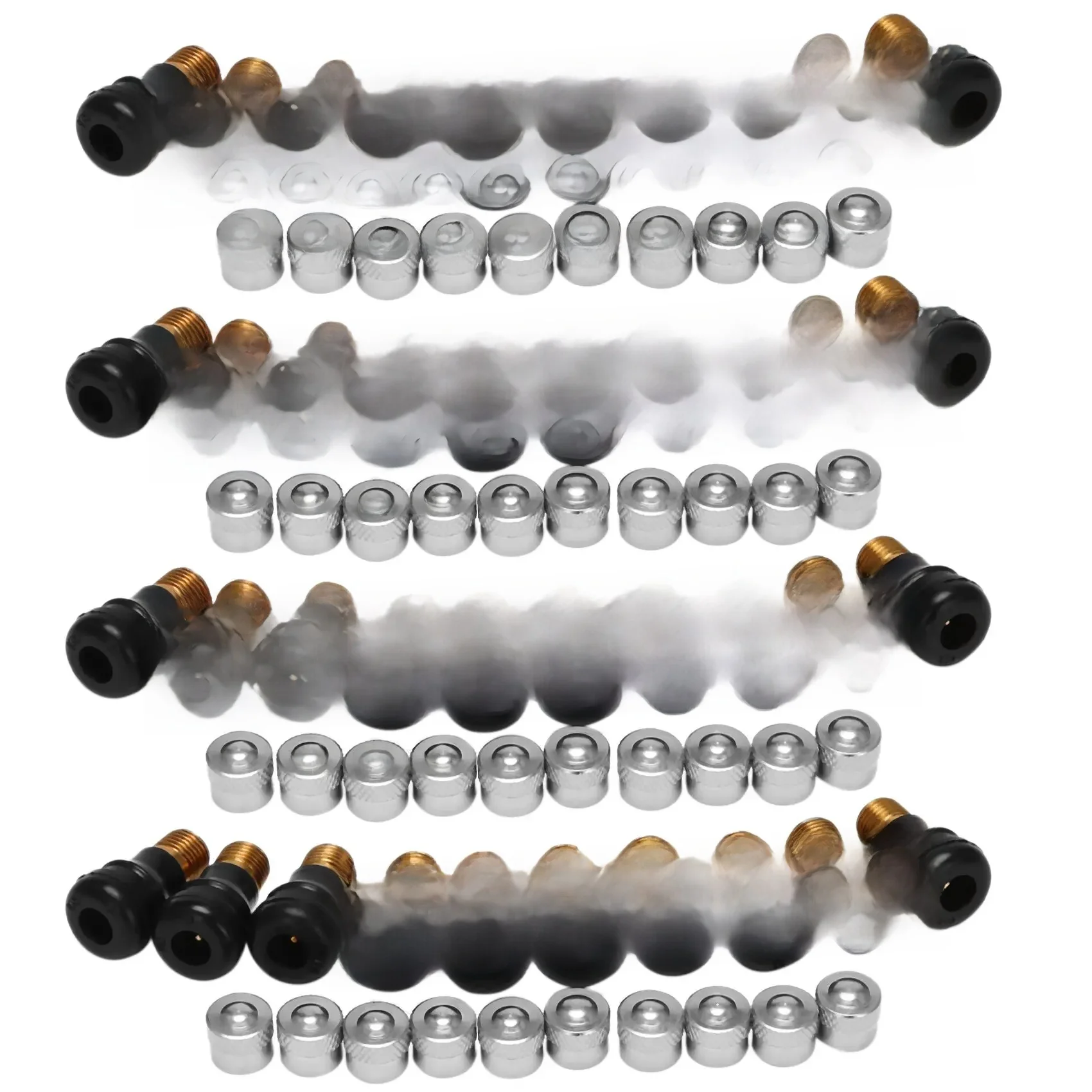 Neue 40Pcs Elektrische Roller Tubeless Reifen Vakuum Ventil Rad Gas Ventil Für Xiaomi M365 Elektrische Roller Zubehör