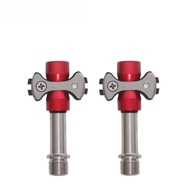 AliExpress MEROCA Lollipop Road Bike 3 Sealed bearing Pedals Titanium/Steel shaft Sprint Special Bicycle Pedal Clip Bicycle Accessories