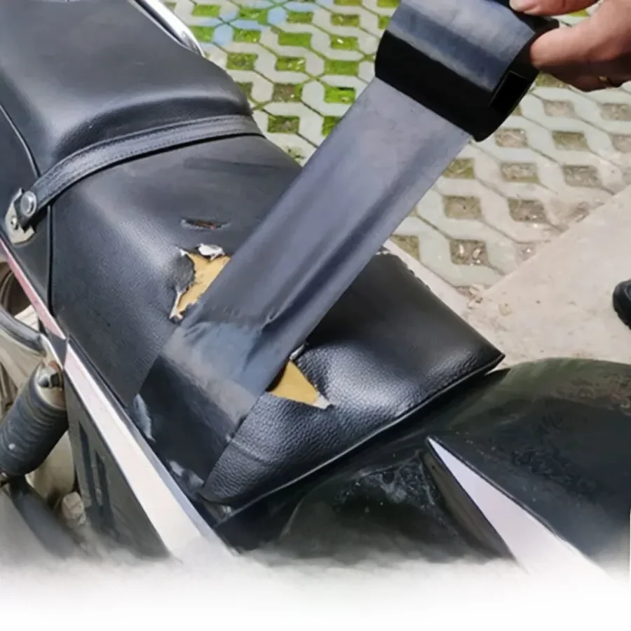 A fita adesiva à base de pano preto é usada para reparo de almofada, assento de couro, sofá, reparo