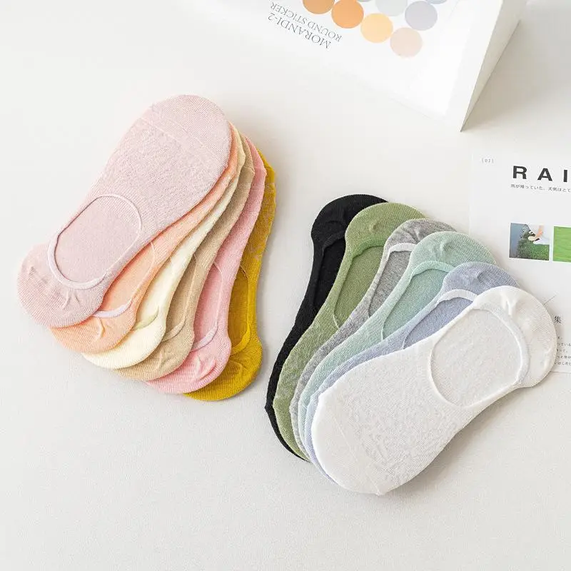 15 زوجًا من الجوارب الدانتيلية ذات الألوان المختلطة، تصميم مسامي، مناسب للرياضة، وإعطاء الهدايا والاستخدام الشخصي