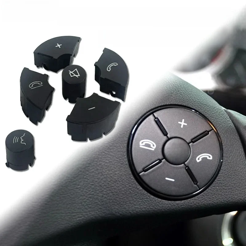 Bouton de volant de voiture multifonction, Mercedes Benz Classe C E GLK, W204, X204, C180, C200, C250, C260, C300, C350, W207, W212, prédire