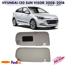 Visera Interior de protección solar para coche, accesorio de repuesto para Hyundai i20 2008-2018, izquierda y derecha, 2 unidades, entrega rápida