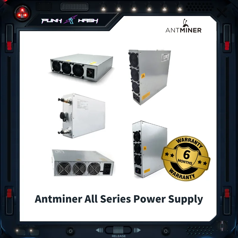 

Bitmain Antminer PSU ASIC Miner Power Supply APW17 APW11 APW12 Miner Parts for S19 S21 L7 T21 KS3 Half Year Warranty