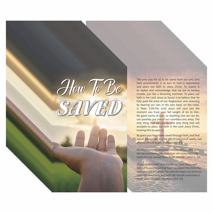 Cartes d'écriture évangélique 100 pièces – Message de salut chrétien, cartes postales de versets bibliques pour la prière, dévotion personnelle