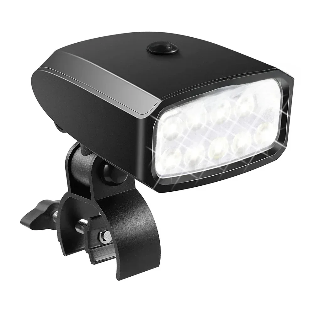 Lumières de gril extérieures portables, lumières de barbecue rotatives à 360, 10 lumières LED super lumineuses, support de serrage, poignée de gril adaptée