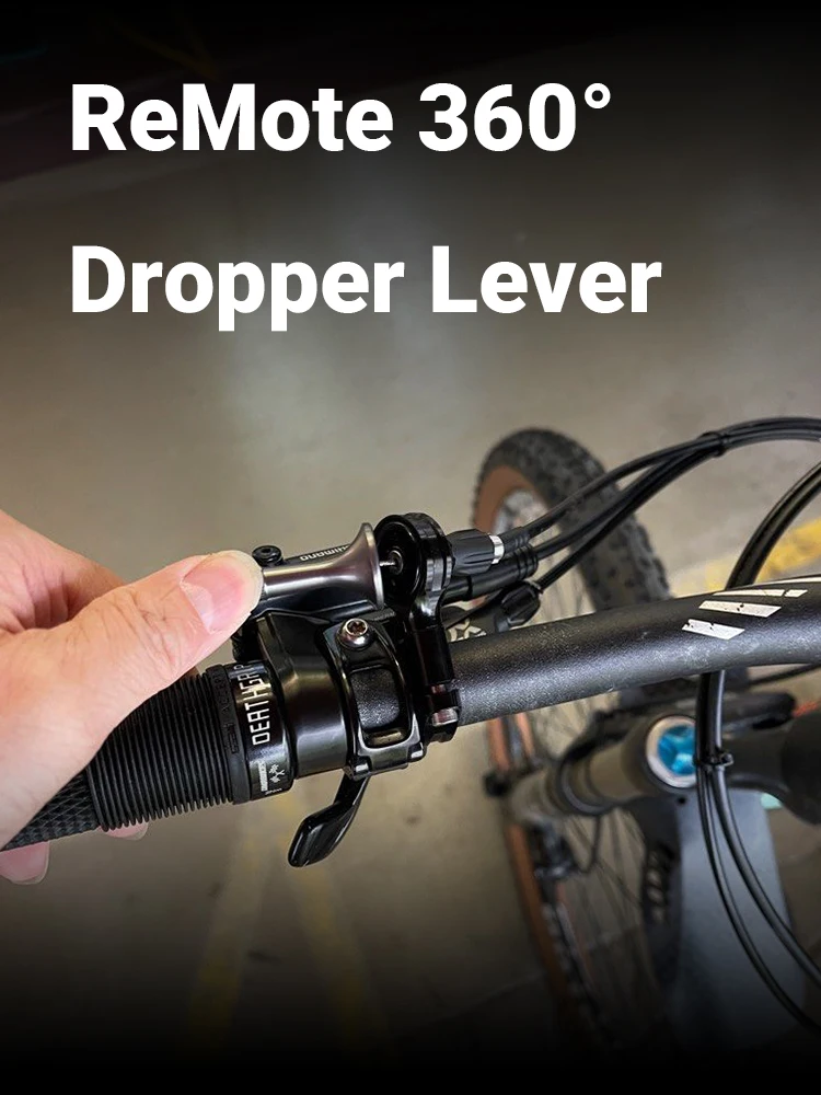 AliExpress NONE ReMote 360 Dropper Lever Aluminum Alloy CNC Lever Control Kit for MTB Mountain Bike Seatpost Dropper Post