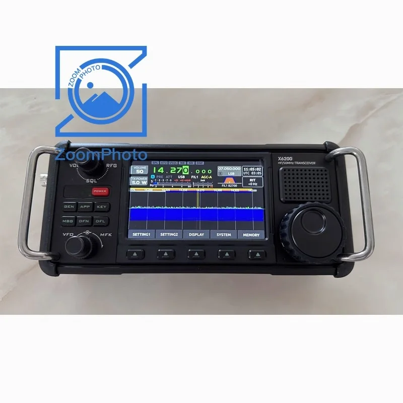 

X6200 SDR HF/50MHz Full Mode SSB/CW/AM/FM Portable Shortwave Radio with 4-inch HD Color Screen