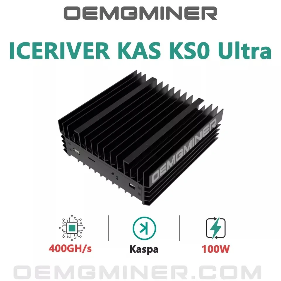 

PROMO OFFER Buy 3 Get 2 Free ICERIVER KAS KS0 ULTRA 400GH Miner | Kaspa Miner 100 WATT KS0 Ultra New ULTRA