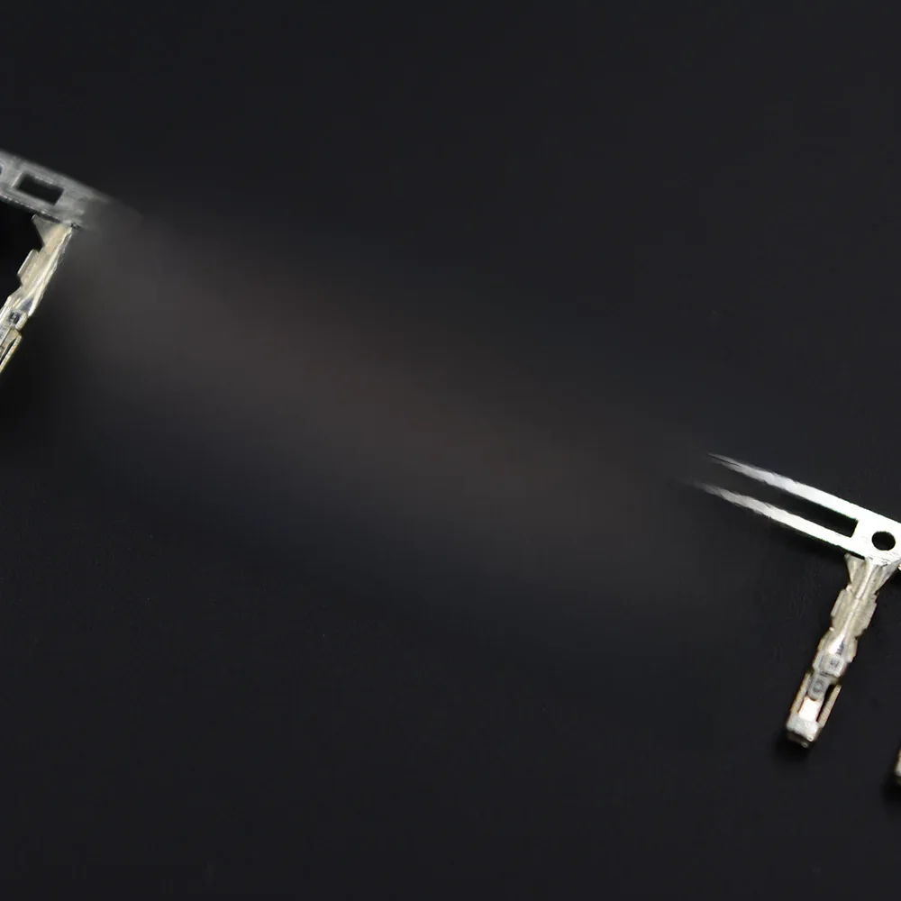 100 szt. Złącze Dupont 2,54 mm przewód mostkujący kabel złącze pinowe Terminal żeńskie złącze pinowe do zworki obudowy — zdjęcie 2