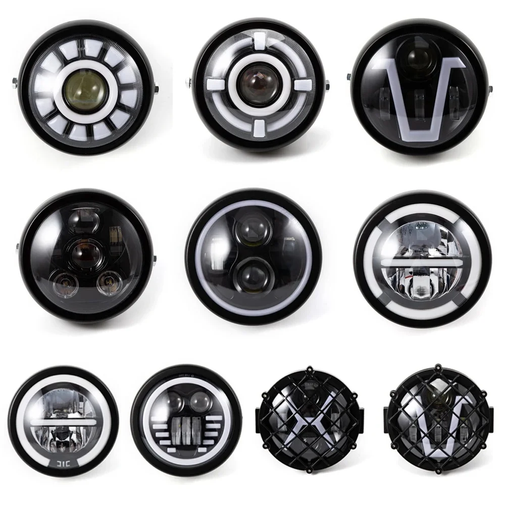 Lumière de sauna rétro personnalisée pour moto, Harley Cruisers, Sportster 73Racers, Honda, Yamaha, Suzuki, 12V, 6.5