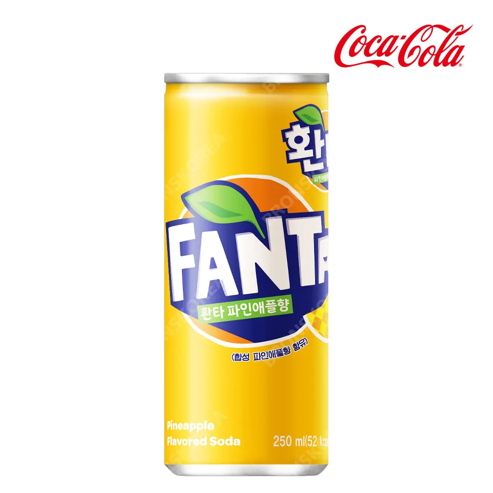 Coca Fanta Pinch 250ml X 30 cans (1 box) Fruit Spicy soda can soft drink