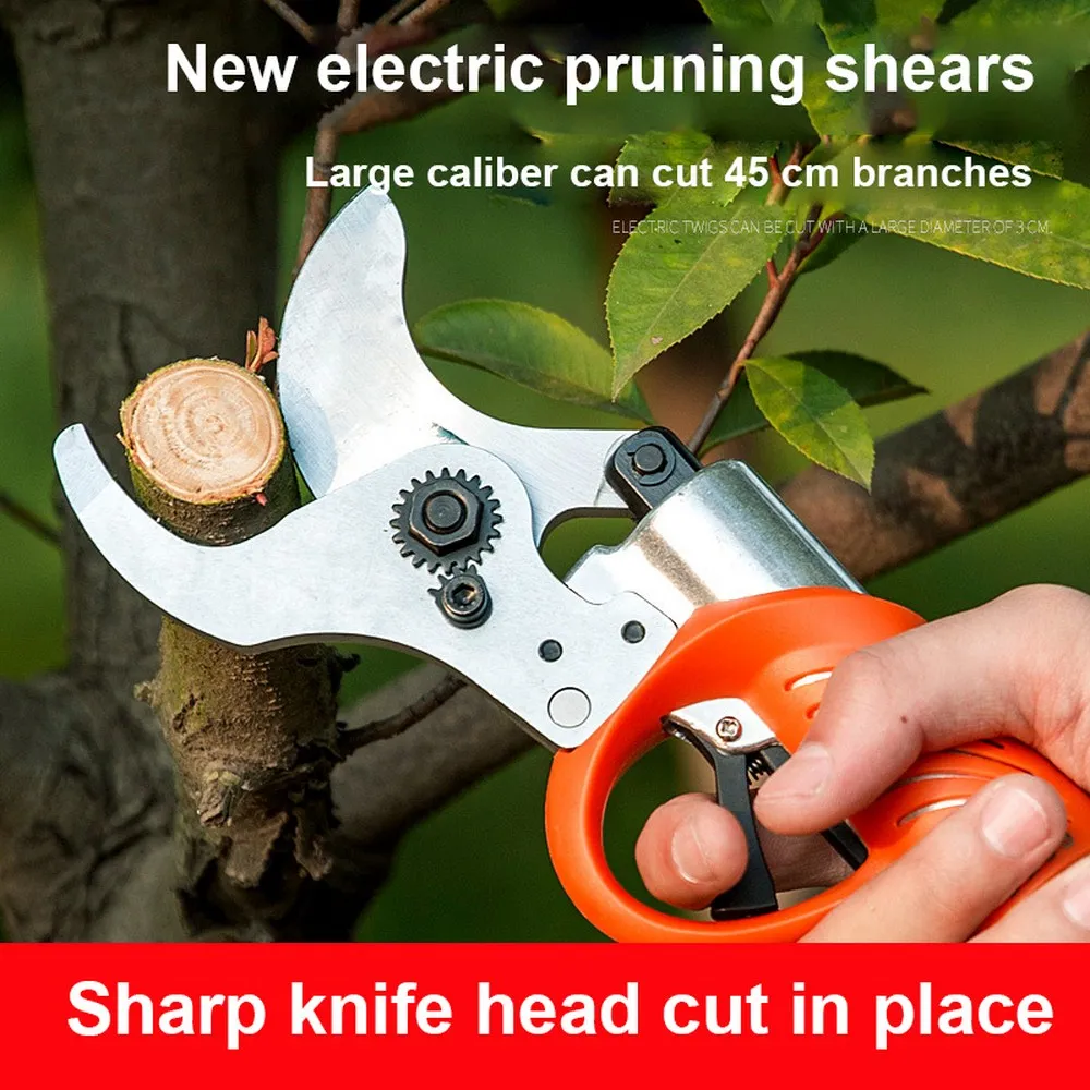 450W 36V Electric Pruning Shears Cordless Rechargeable Battery Adjustable Pruner Scissors Pruning Garden Tools Scissors