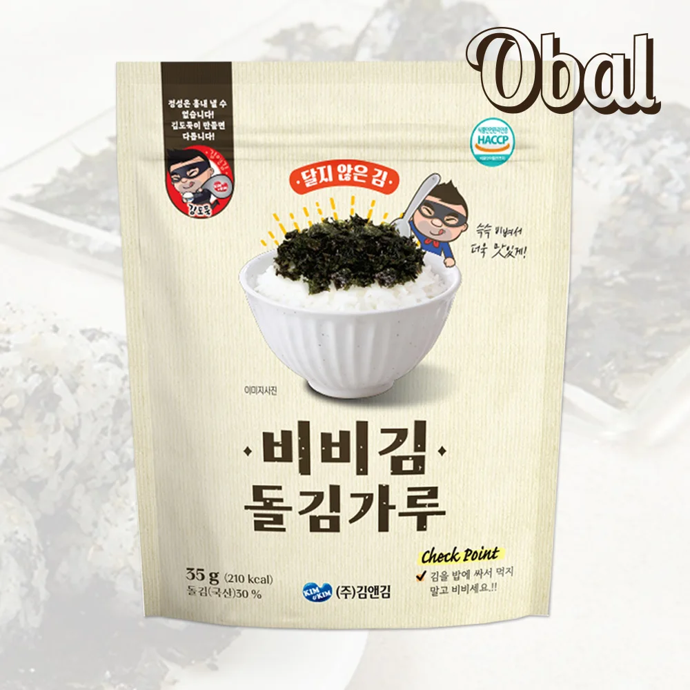 Obal bibikim Seaweed powder 35g *6 pieces Flakes 35g Seasoned Laver / easy Seasoned seaweed powder