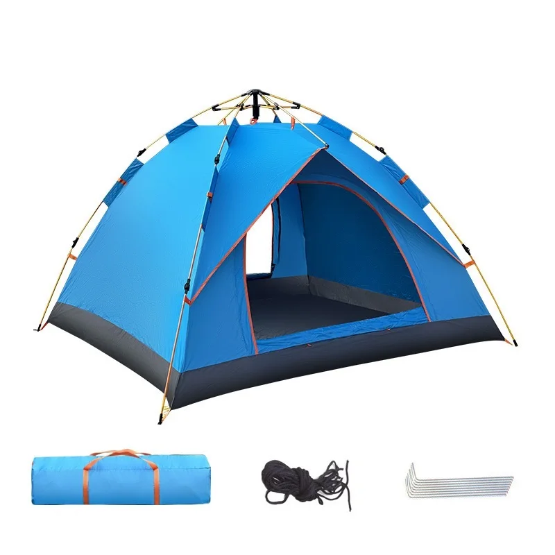 2024 Outdoor Camping full Automatic Portable folk Camping Tent 2-4 people Beach Tent Quick open Two people Camping Set