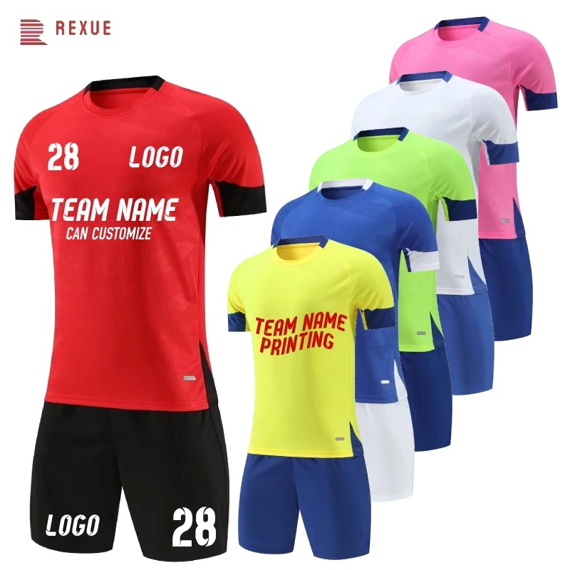 Adult Children's Football Clothing Set Soccer Sports Uniforms Boy Girl Fans Jersey Training Wear Home Away Games Kits Leisure