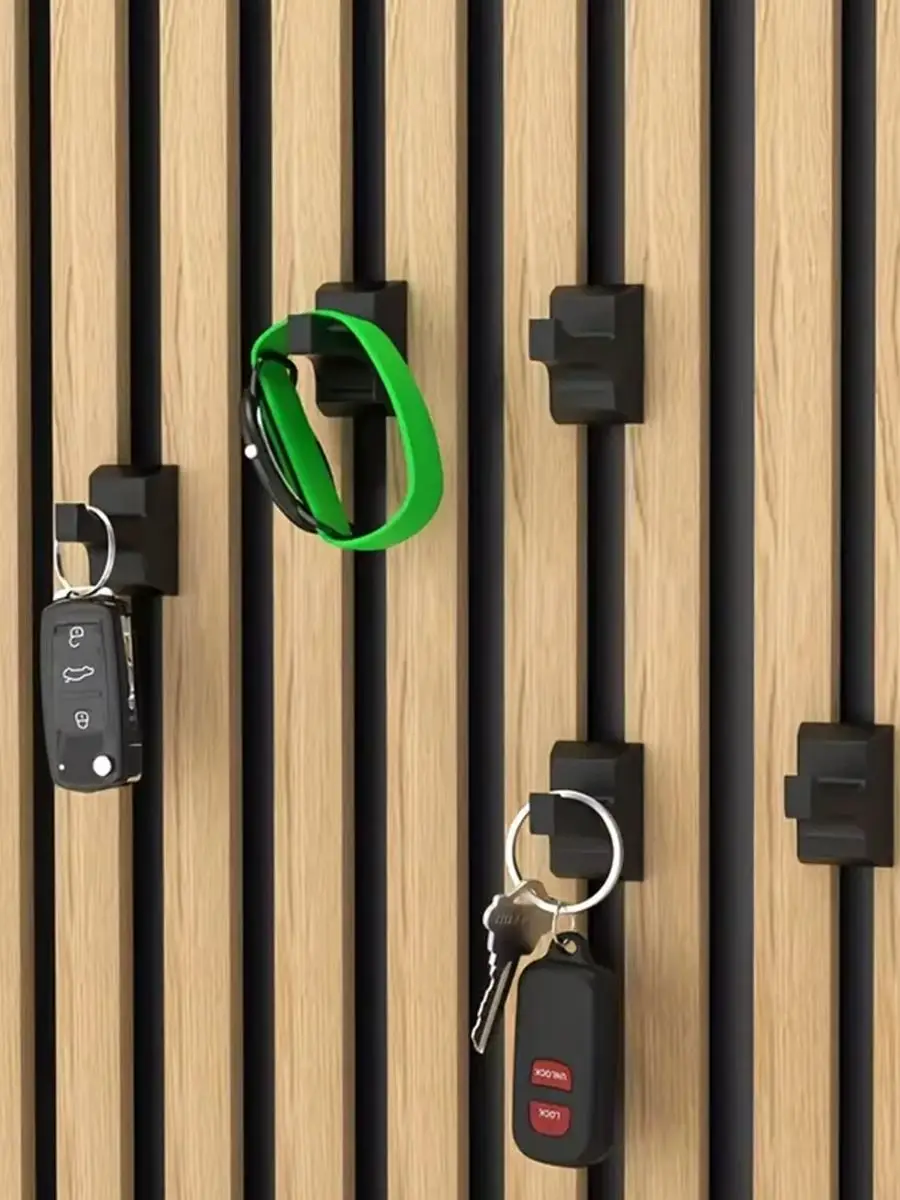 Heavy-duty sound insulation panel hook - No drilling installation, compatible with 13mm channel panels, suitable for home