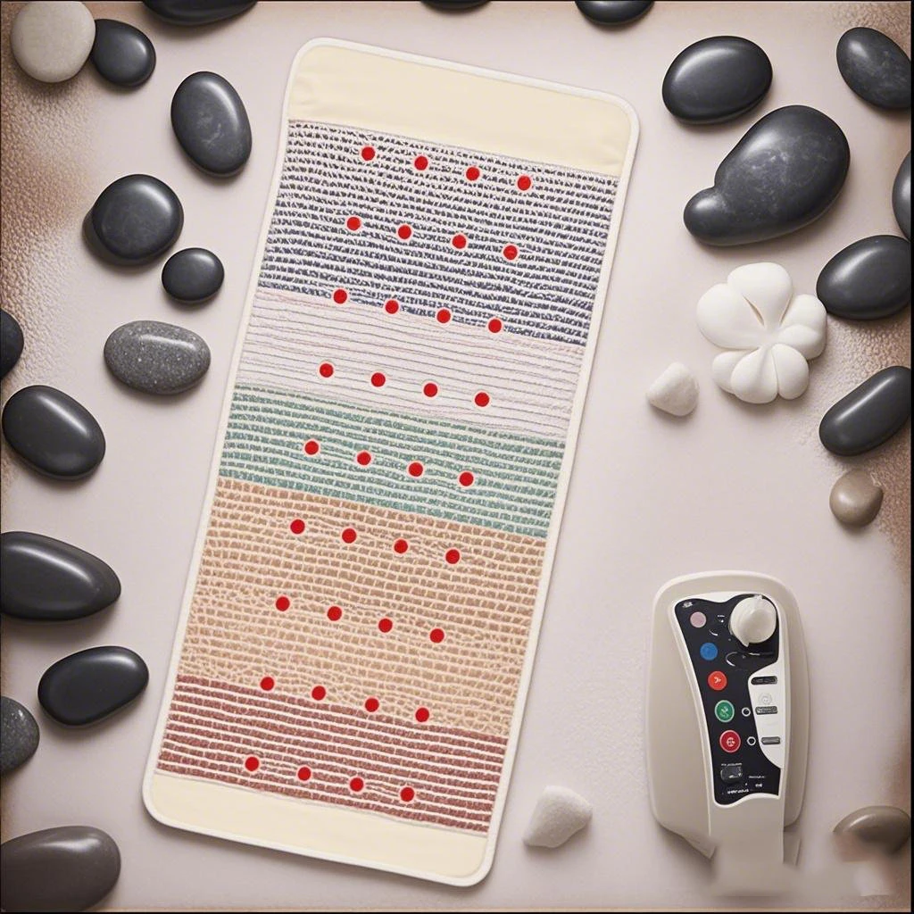 PEMF Photon Energy Pad Seven Color Natural Gem Infrared Physiotherapy Blanket Pulse Magnetic Therapy Relieves Whole Body Pain