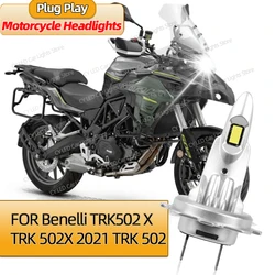 1Pcs Led Lights Motorcycle Headlight Canbus Bulb Moto Lamp 15000LM High Bright Fit FOR Benelli TRK502 X TRK 502X 2021 TRK 502