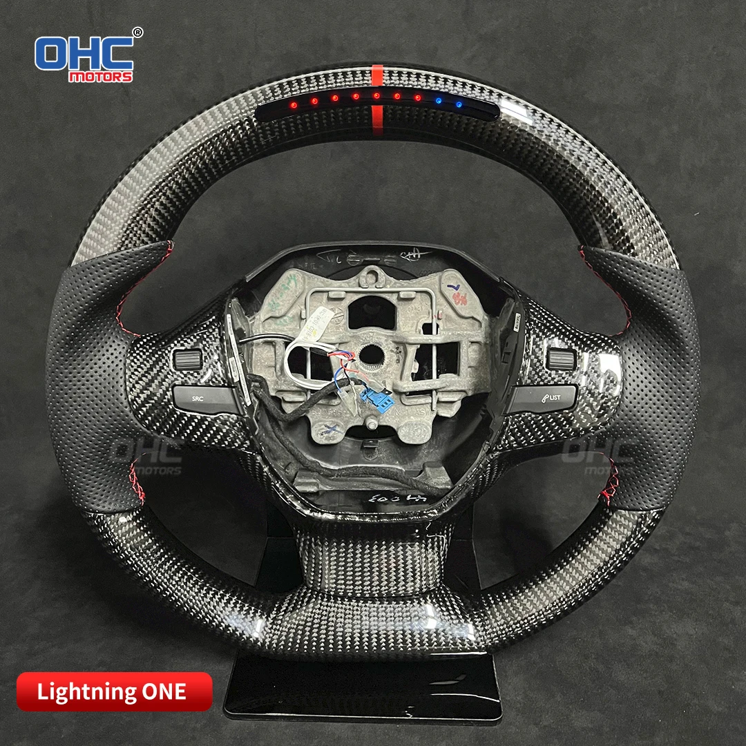 OHC LED Display Steering Wheel Compatible for Peugeot 308