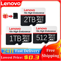 Original Lenovo SD Card Class 10 A1 Memory Card 256GB 128GB 64GB V30 U3 32GB V10 U1 Micro TF SD Card 512GB 1TB 2TB For camera PC