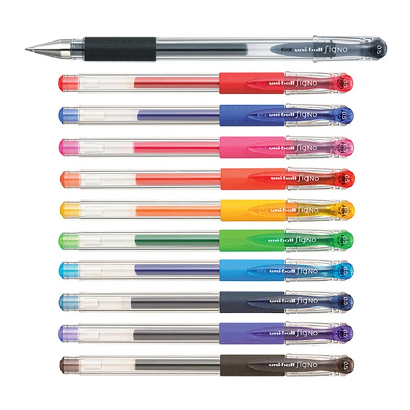 Uni Uniball Signo Ball Pen 1piece UM-151-28 UM-151-38 UM-151-05 0.28mm 0.38mm 0.5mm Uniball SIGNO pen gel pen 1piece