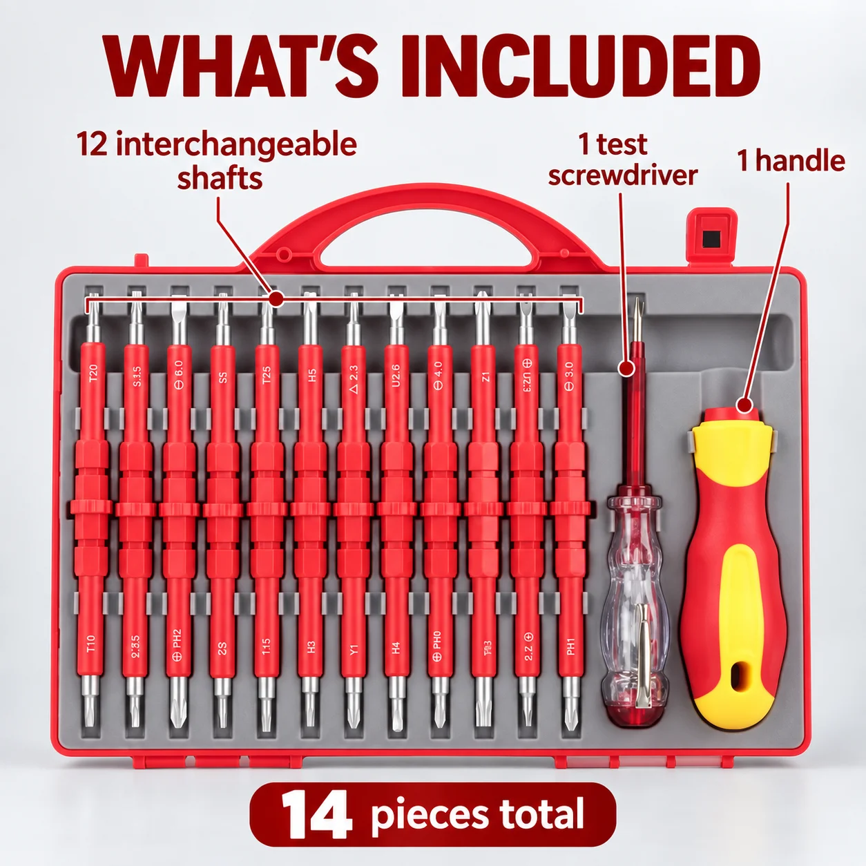14-Piece Cr-V Steel Screwdriver Set Precision Screwdriver Set for Computer and Small Appliance Repair Best 2026