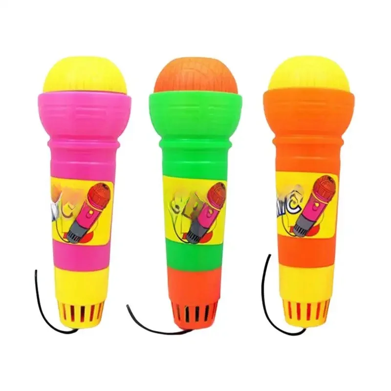 Microphone à changement de voix, jouet écho, sans batterie, magique, karaoké, jouets pour tout-petits, amplificateur vocal, jouet de simulation