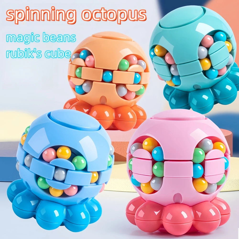 Baby Toys Educational toys,Octopus Rubik\'s Cube,Fingertip Rubik\'s Cube,Children\'s stress relief toys