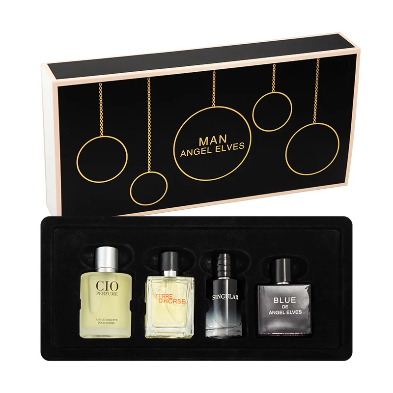 JEAN MISS Fresh Lemon Scent Men's Cologne Set 4 In 1, 1.01 Oz. Long-Lasting Fragrance Set. Perfect Birthday Gift For Father, Boy view 2