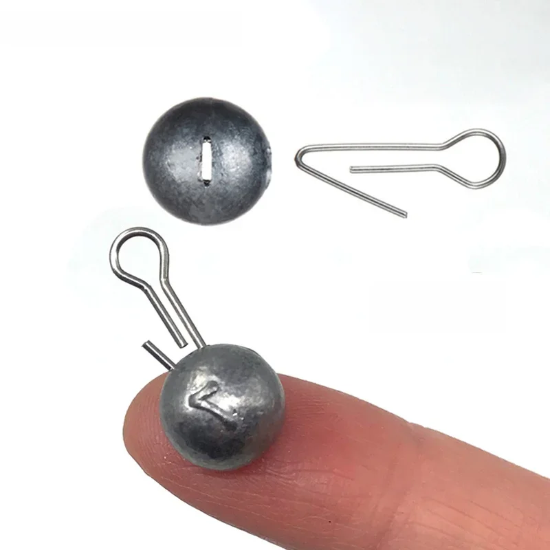 50 sztuk/partia ołowiany wędkarski głowica Sinker Jig Bullet obciążniki przynęta Cheburashka ołowiany ciężarek do miękkiej przynęty akcesoria wędkarskie 3g-14g — 2