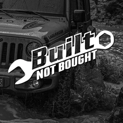 BUILT NOT BOUGHT stickers,funny letters ,Vinyl Decals - For Cars, Trucks, Walls, Laptops, Windows, Motorcycles,Crafts