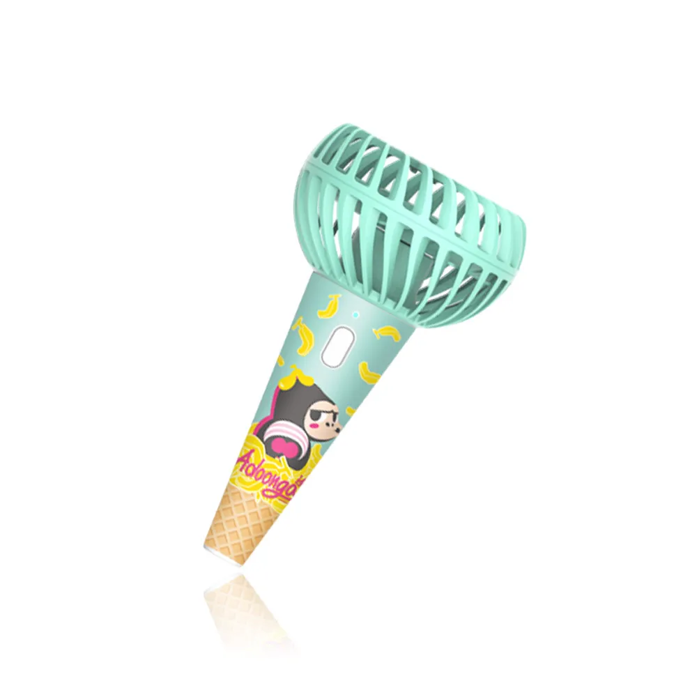 Pus Ca Dunga Portable Handy USB Ice Cream Fan Mini Fan (Mint)