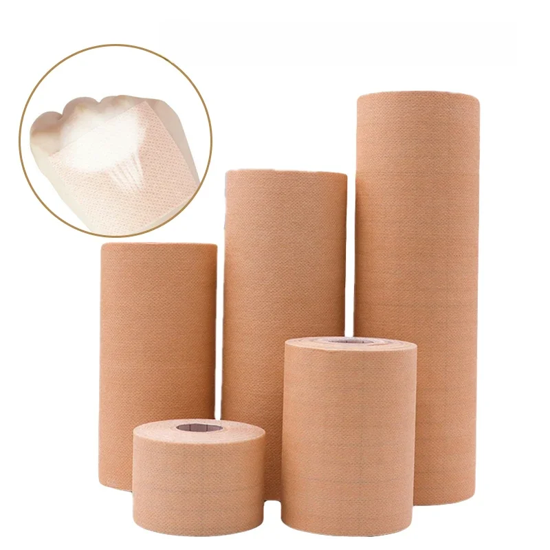 2 rouleaux de ruban médical Non tissé auto-adhésif, respirant, fixation du pansement, ruban de rétention, rouleau de pansement 5/10/15/20/25cm x 10m