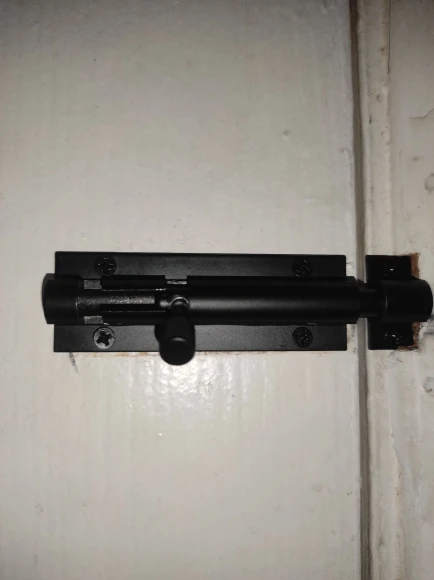 Black Silver Barrel Bolt 2/3/4/5/6/8inch Aluminum Alloy Door Latch Hardware for Home Hardware Gate Safety Door Bolt Latch Lock photo review